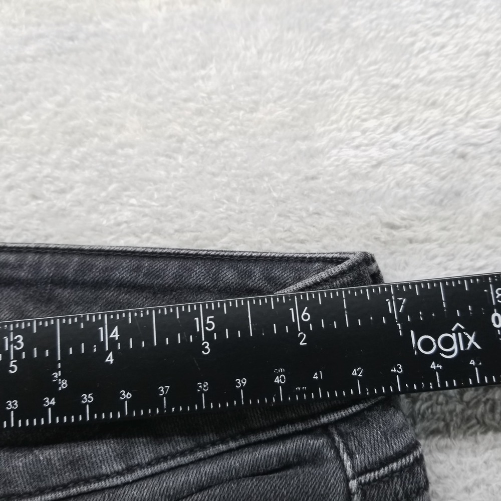 NYDJ Jeans‎ Womens 12 Black Barbara Bootcut Lift Tuck Stretch Preppy Dark Wash - Picture 7 of 11